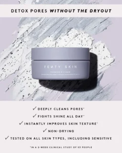 Cookies N Clean Whipped Clay Pore Detox Face Mask With Salicylic Acid + Charcoal