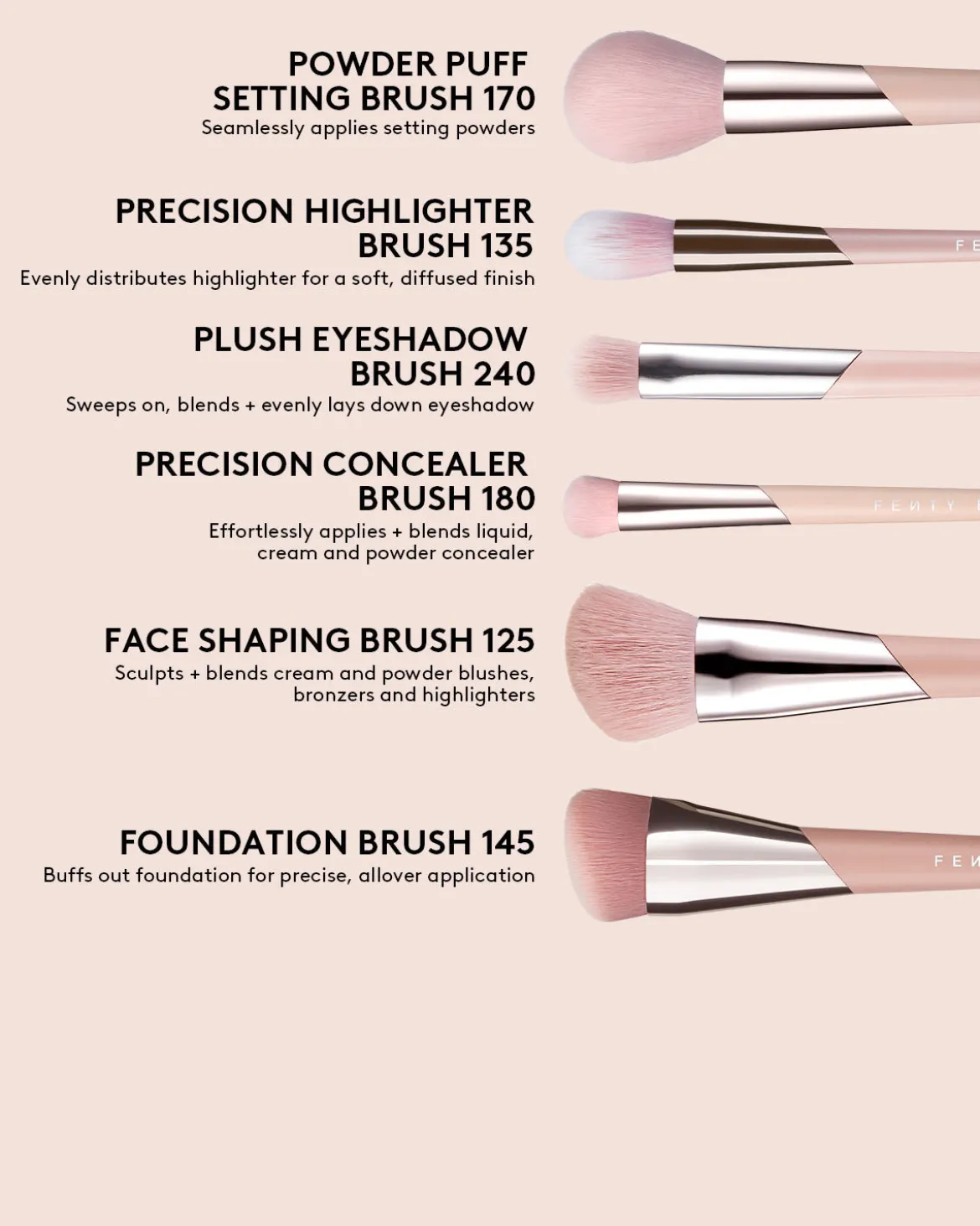 Powder Puff Setting Brush 170