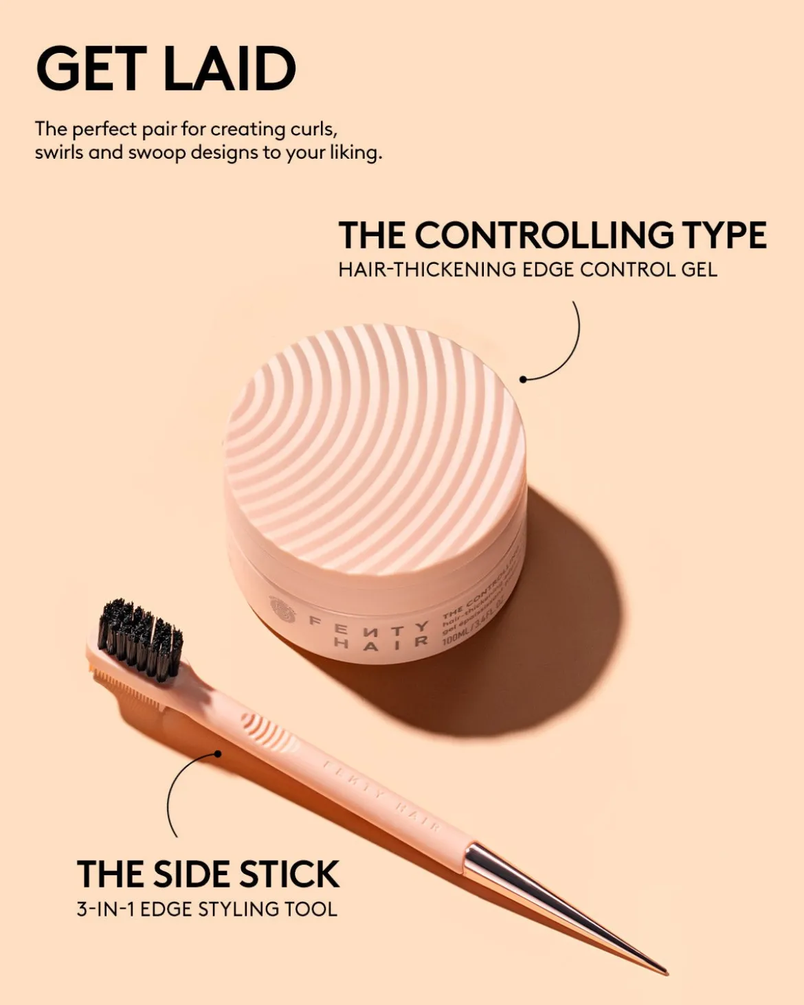 The Side Stick 3-in-1 Edge Styling Tool